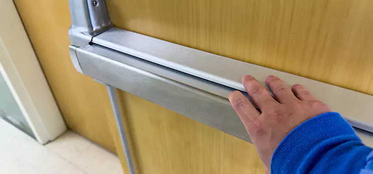 Installing a Push Bar on a Door Midvale